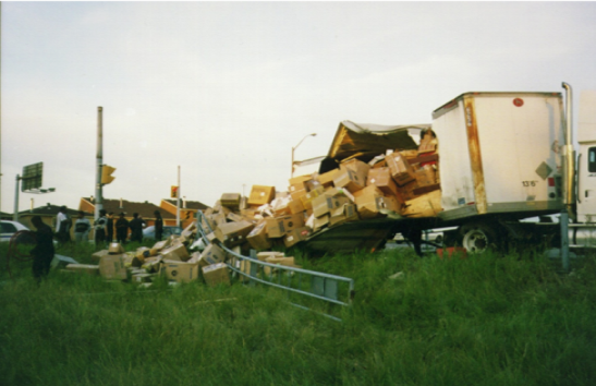 DAMAGED TRAILER